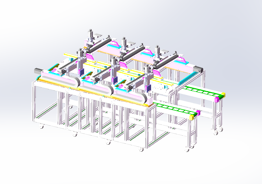 平板电脑电池自动测试生产线